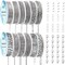 Necklace Chain for Jewelry Making, 95.1 Feet 12 Rolls Stainless Steel Jewelry Chains for DIY Necklace Bracelet Making